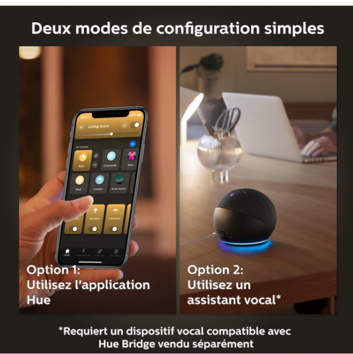 Bec LED inteligent Philips Hue White Ambiance E14 Small Edison Screw [4]