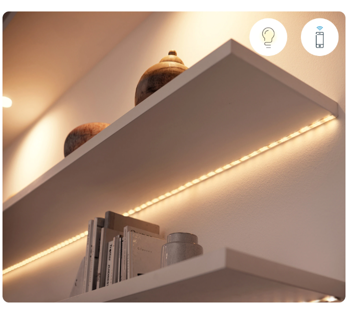 Bec LED inteligent WiZ Connected Whites, Wi-Fi, GU10, 4.9W (50W), 345 lm, temperatura lumina reglabila (2700K-6500K), compatibil Google Assistant/Alexa/Siri, clasa energetica F [6]