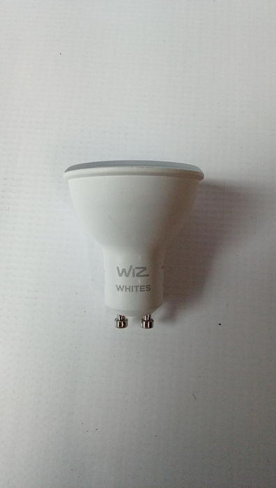 Bec LED inteligent WiZ Connected Whites, Wi-Fi, GU10, 4.9W (50W), 345 lm, temperatura lumina reglabila (2700K-6500K), compatibil Google Assistant/Alexa/Siri, clasa energetica F [2]