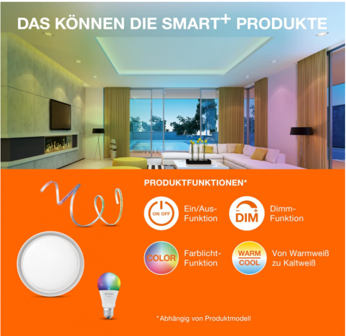 Bec LED Ledvance cu WiFi, E27, 2700-6500K [4]