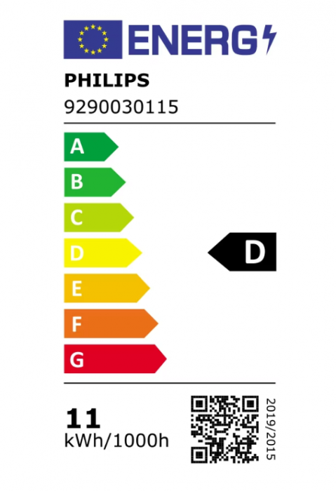 Bec LED vintage Philips Classic A60, putere reglabila (dimabil), E27, 10.5W (100W), 1521 lm, lumina calda (2200-2700K), clasa energetica D [4]