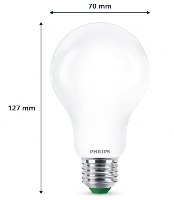 Bec PHILIPS LED Ultra Eficient, 3000K, E27, 100W, alb [4]