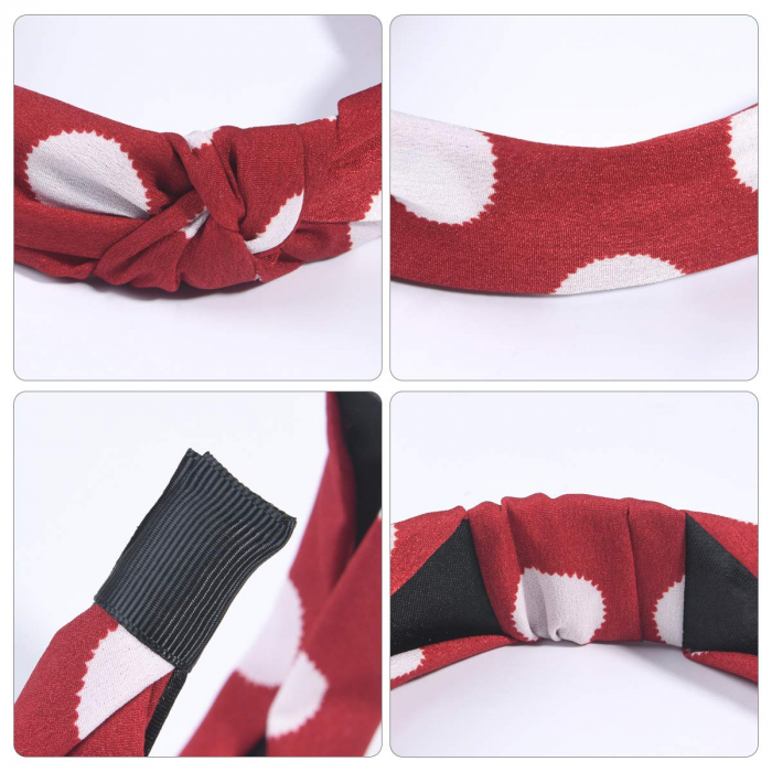 Bentiță de yoga - bentiță retro din material textil pentru femei/fete [4]