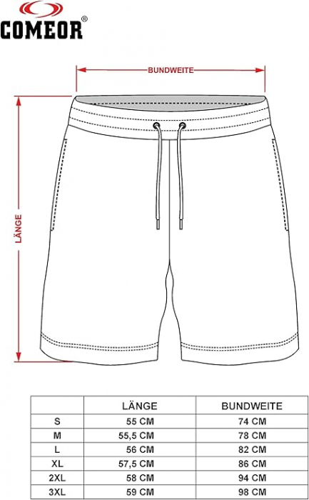 Bermude pentru bărbați Comeor, negru, marime S [6]