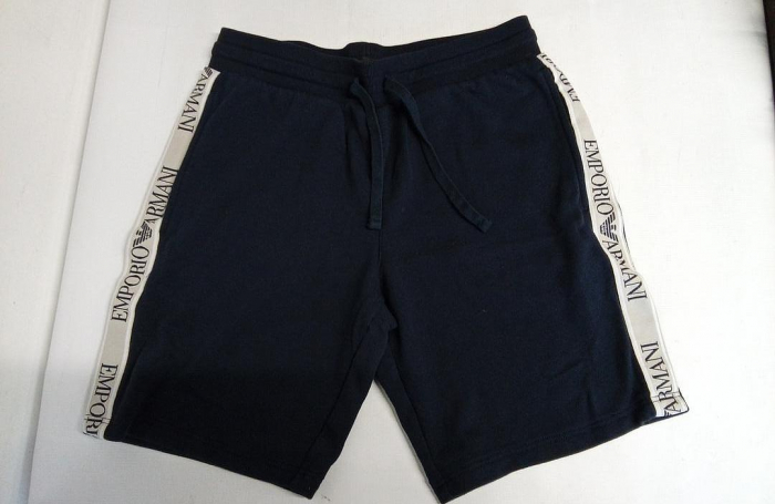 Bermude pentru barbati Emporio Armani Iconic Terry Loungewear, bleumarin, L [4]