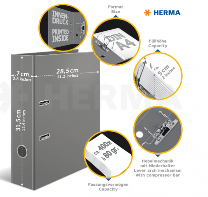 Biblioraft arhivare A4 HERMA 19556 [5]
