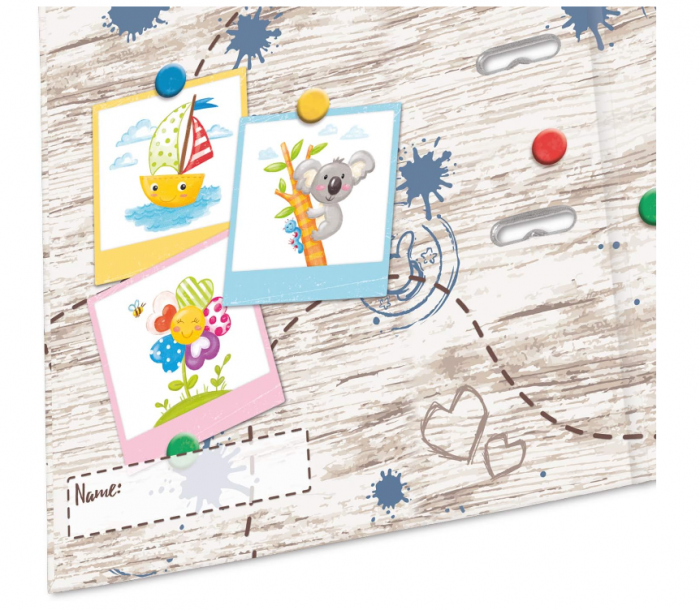 Biblioraft HERMA, A4, Cotor 70 mm, model cu imprimeu pentru copii [6]