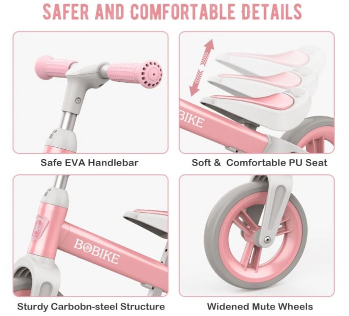 Bicileta fara pedale pentru copii MHCYLION, pentru echilibru, 1.5-4 ani, până la 25 kg [7]