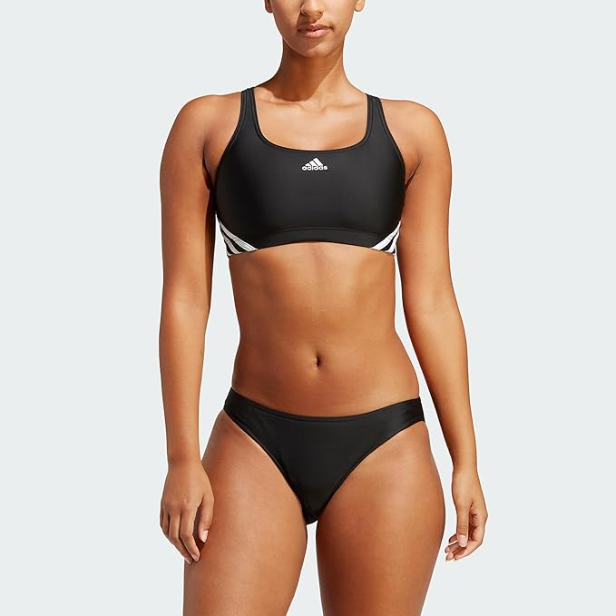 Bikini femei Adidas IB5985, 3 dungi, negru, D 32 [6]