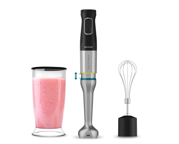 Blender de mână Cecotec Katana, 1500 W, 4 lame [1]