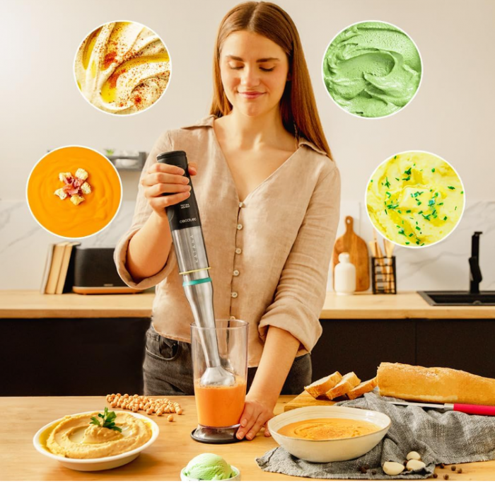 Blender de mână Cecotec Katana, 1500 W, 4 lame [11]