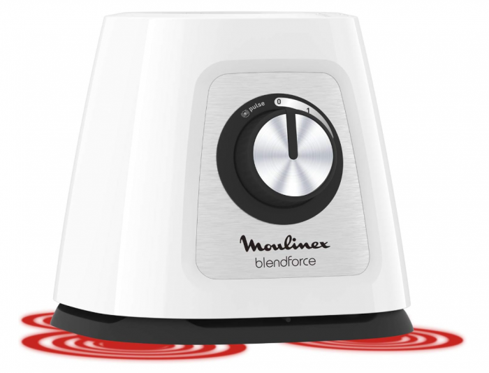 Blender Moulinex Blendforce Cristal LM430110 cu 3 viteze, 4 lame, 800 W, 1.75 L [11]