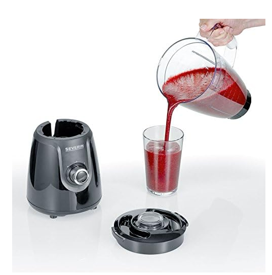 Blender Severin SM 3707 cu recipient, 1.5L, 600W, negru [6]