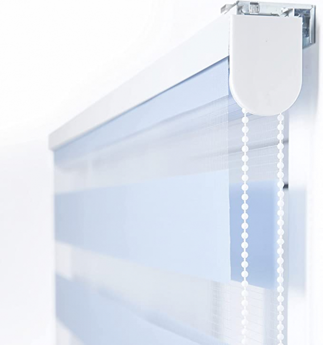 BLINDECOR Jaluzele elegante de zi și de noapte Lira, 100 x 250 cm ALBASTRU [2]