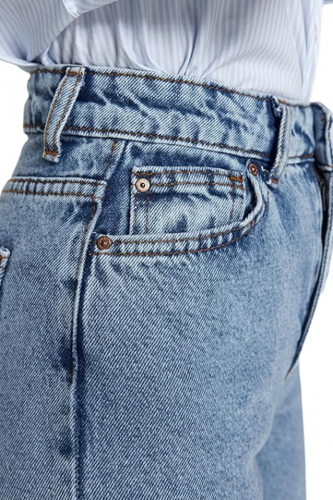 Blugi cu talie inalta pentru femei Trendyol, albastru, marime 34 [6]