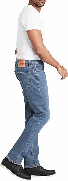 Blugi drepti Levi's Herren 514, Stonewash Stretch, 32/30 [3]