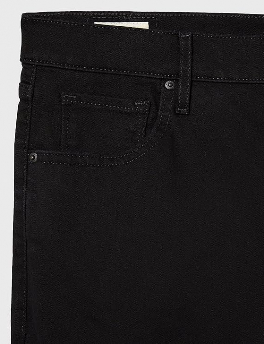 Blugi Levi's bootcut cu talie inalta 725, negru, 33x32 [3]