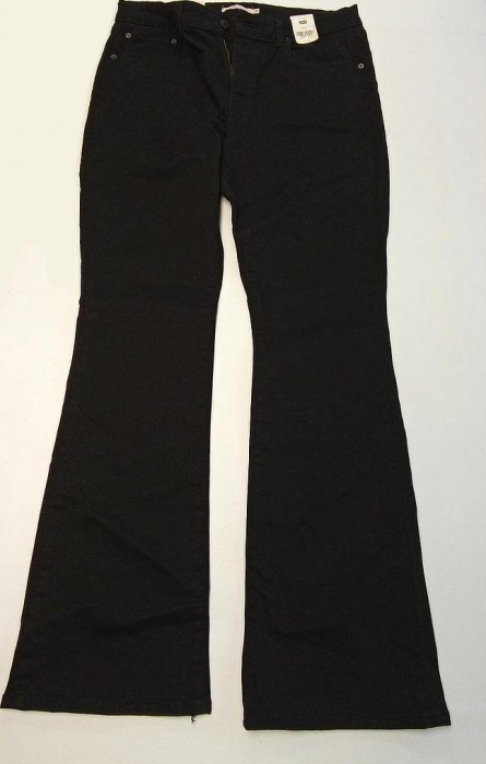 Blugi Levi's bootcut cu talie inalta 725, negru, 33x32 [2]