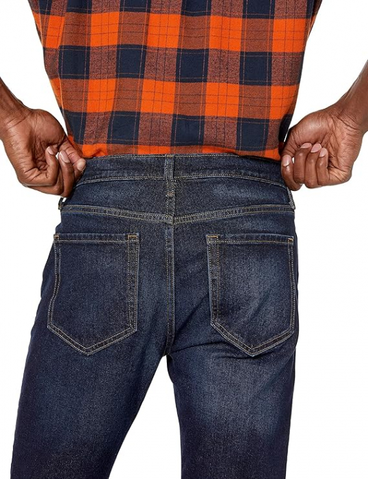 Blugi pentru barbati Amazon Essentials, Slim Fit, 33W / 32L [3]