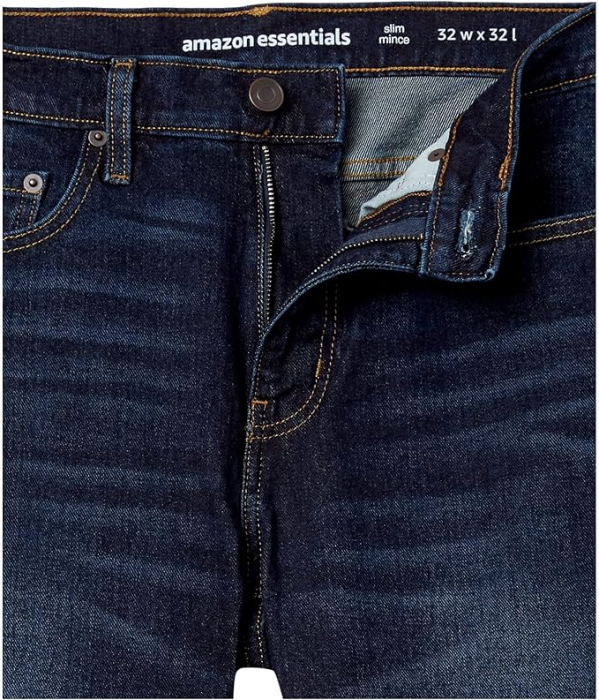 Blugi pentru barbati Amazon Essentials, Slim Fit, 33W / 32L [5]