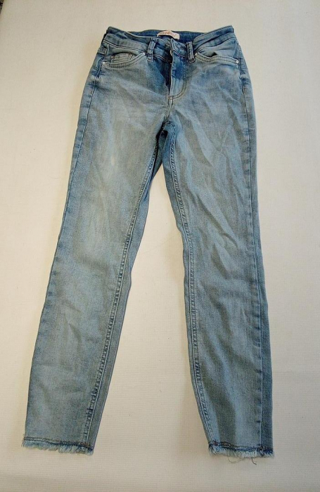 Blugi pentru femei ONLY Onlblush Mid Sk Ank Raw Dnm Rea694 Noos, albastru, S/30 [2]