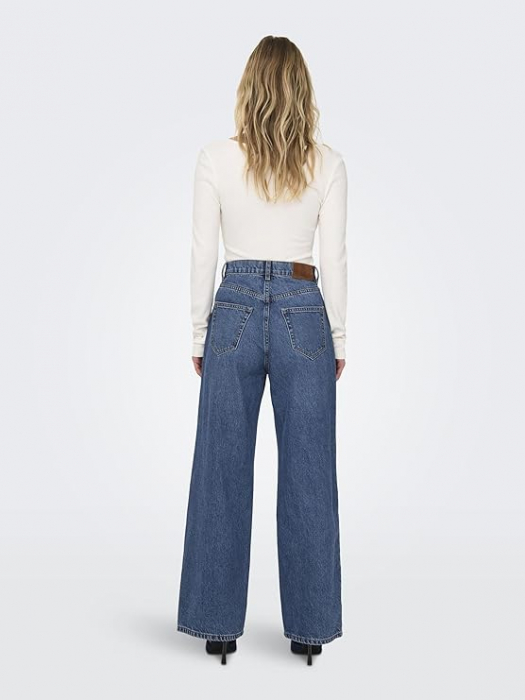 Blugi pentru femei ONLY Onlhope Ex Hw Wide Dnm Add465 Noos, 27W/30L [5]