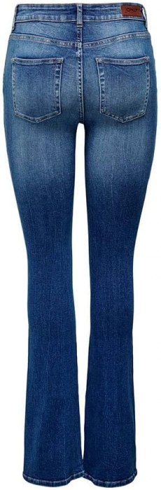 Blugi pentru femei Only Onlhush Mid Flared DNM Az921, L/30L [2]