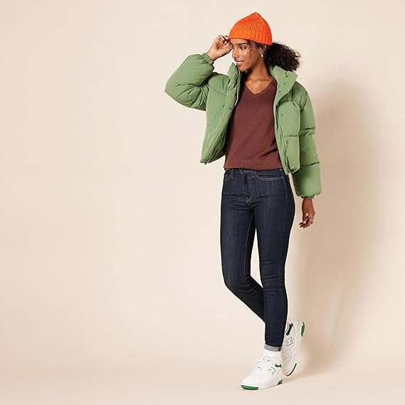 Blugi skinny cu talie înaltă de damă Amazon Essentials, Marimea 18 [6]