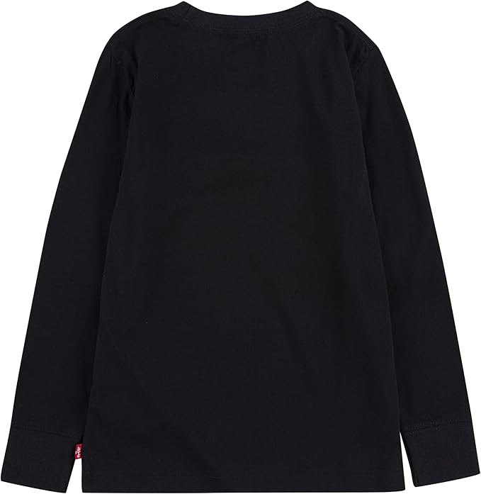 Bluza cu maneca lunga copii Levi's LVB L/S BATWING CHESTHIT TEE, negru, 14 ani, 164 cm [2]