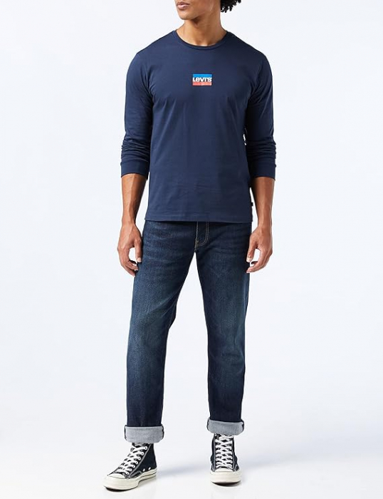 Bluza cu maneca lunga pentru barbati Levi's Standard Graphic Tee, bleumarin, XL [2]
