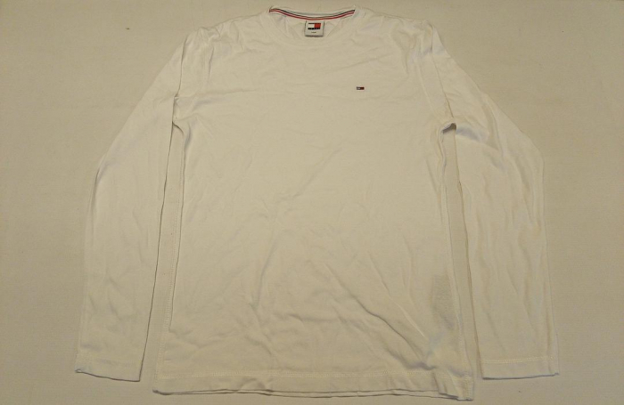 Bluza cu maneca lunga pentru barbati Tommy Jeans DM0DM04409, alb, L [3]