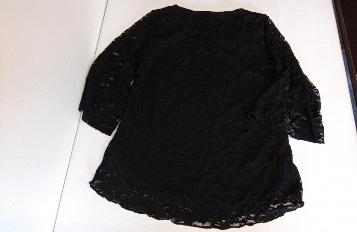 Bluza cu maneca lunga pentru femei Star Vixen, maneca larga, cu dantela, negru, L [3]