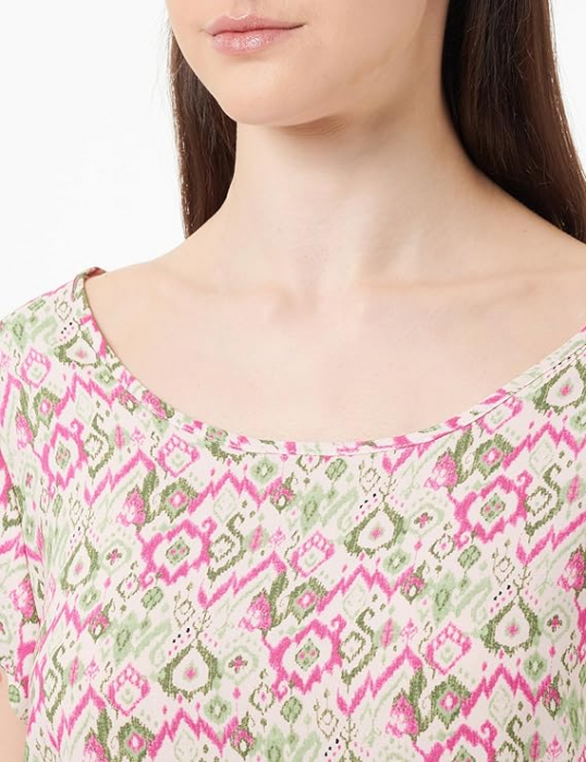 Bluza cu maneca scurta pentru femei ONLY Onlnova Life Vis S/S, multicolor, 36 [2]