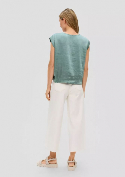 Bluza fara maneci pentru femei s.Oliver 2144772.6575.40, verde, 40 [10]