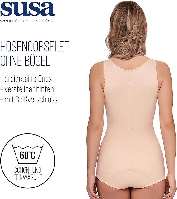 Body pentru femei Susa, Body Shaper, bej, 80A [3]