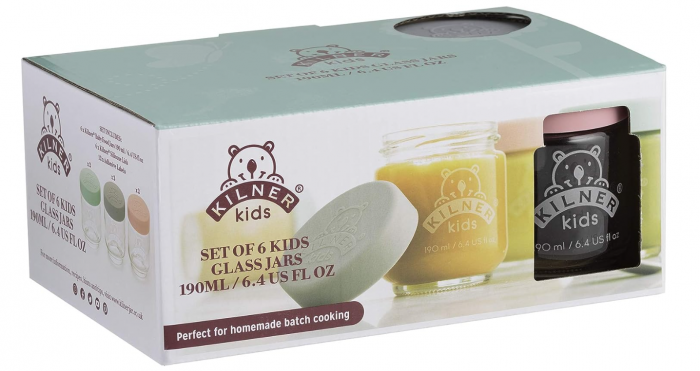 Borcane din sticla pentru copii Kilner 0025.017, 6 buc x 190 ml [2]