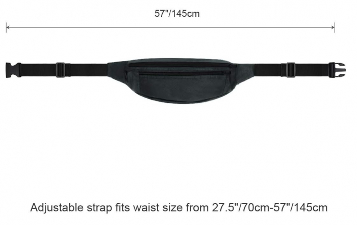 Borseta impermeabilă RYACO, reglabila, albastru [4]