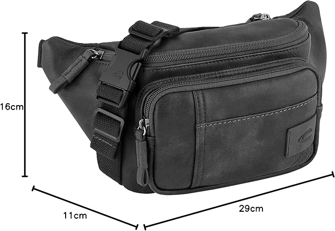 Borseta multifunctionala Camel Active Laos, unisex, negru [2]