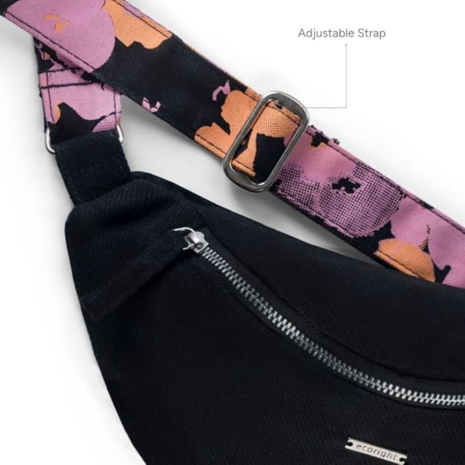 Borseta multifunctionala Ecoright, unisex, negru [5]