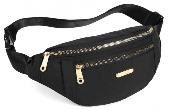 Borseta multifunctionala Fashion Jingpin Creations, unisex, negru [4]