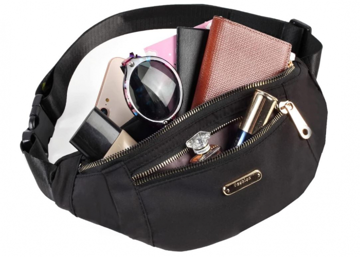 Borseta multifunctionala Fashion Jingpin Creations, unisex, negru [5]