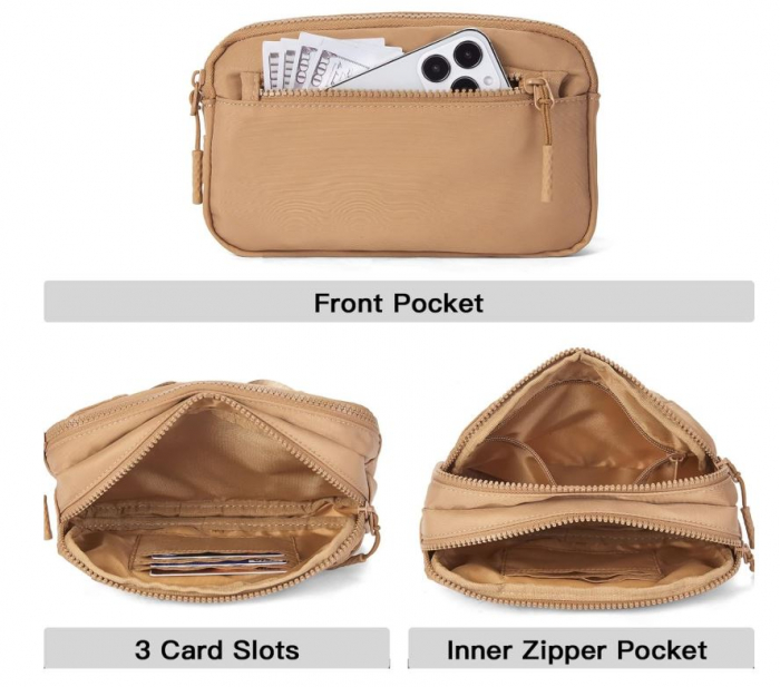 Borseta multifunctionala Telena, unisex, maro [4]