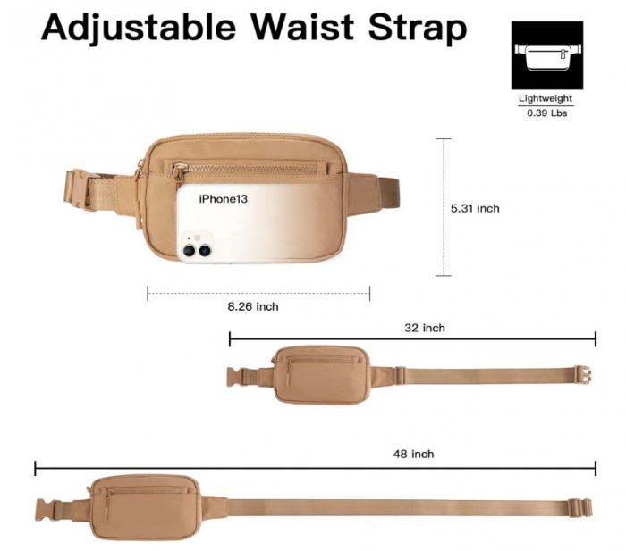 Borseta multifunctionala Telena, unisex, maro [3]