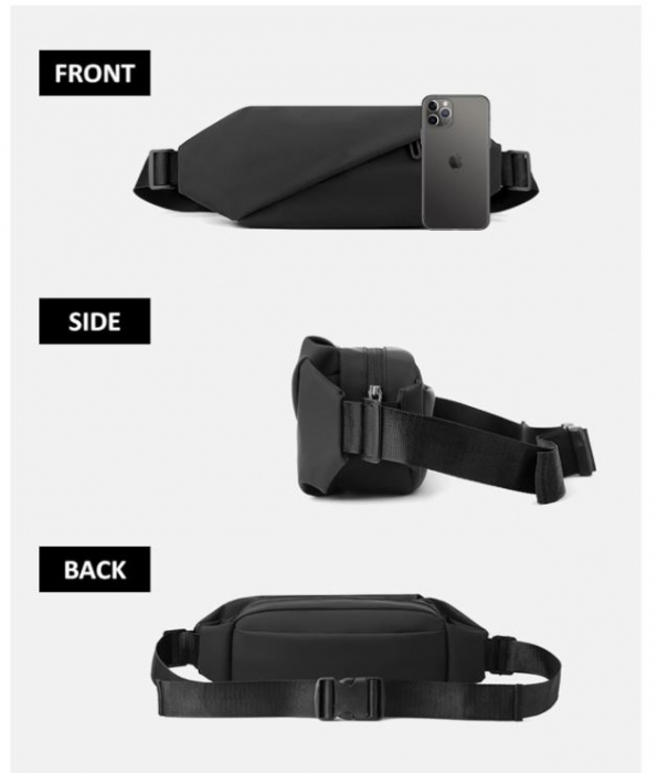 Borseta unisex TODREMOU, negru [3]