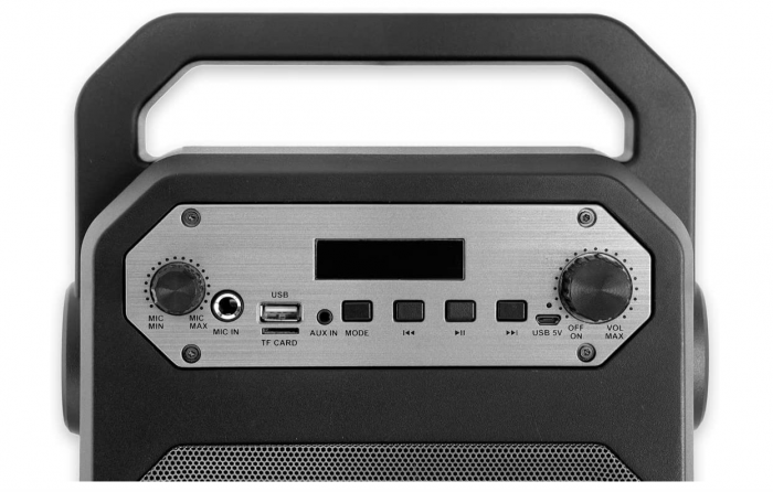 Boxa Bluetooth cu microfon pentru Karaoke Daewoo International DSK-345, radio FM, putere 15W [4]