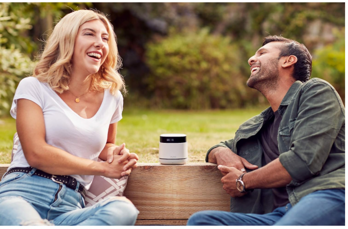 Boxa portabila Pure StreamR, fără fir cu radio digital DAB, Alexa Voice, Gri [10]