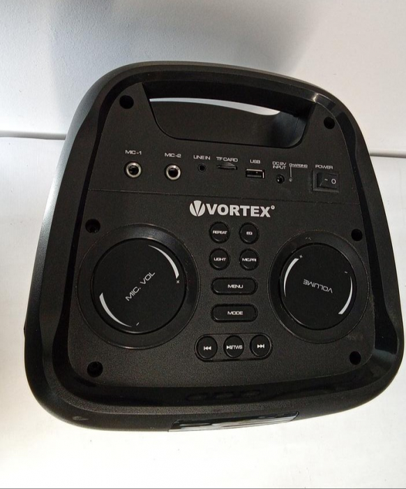 Boxa portabila VORTEX VO2608, 30W RMS, Bluetooth, Radio FM, negru [2]