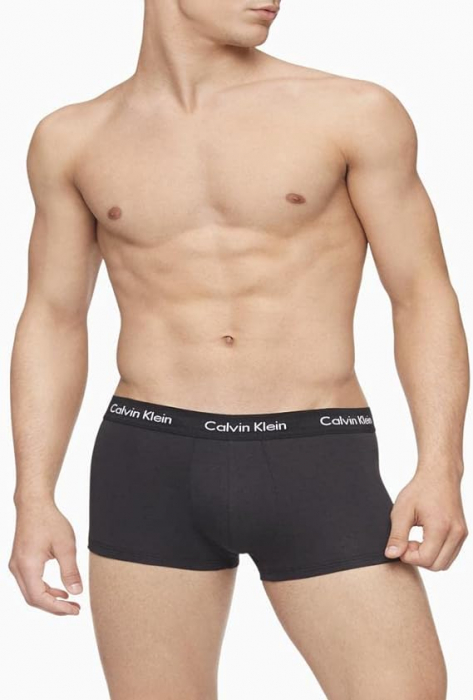 Boxeri Calvin Klein pentru bărbați, pachet de 3, negru, Marimea L [4]