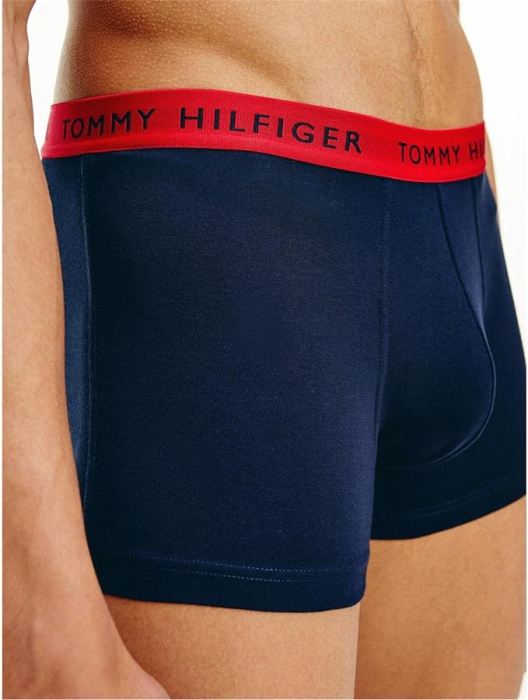 Boxeri pentru bărbați Tommy Hilfiger 3P Trunk, Marimea M (86 - 91cm), pereche de 3, bleumarin [5]