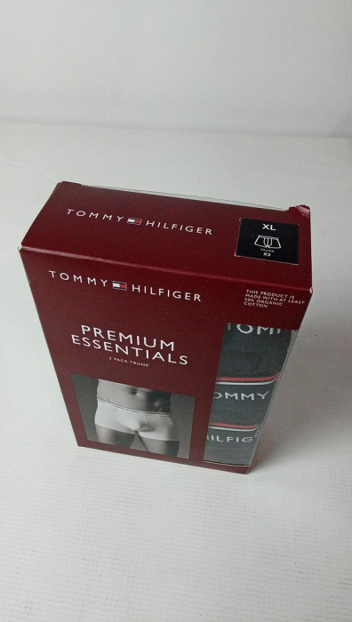 Boxeri pentru bărbați Tommy Hilfiger Trunk 3P, 3 perechi, Marimea XL, negru [2]